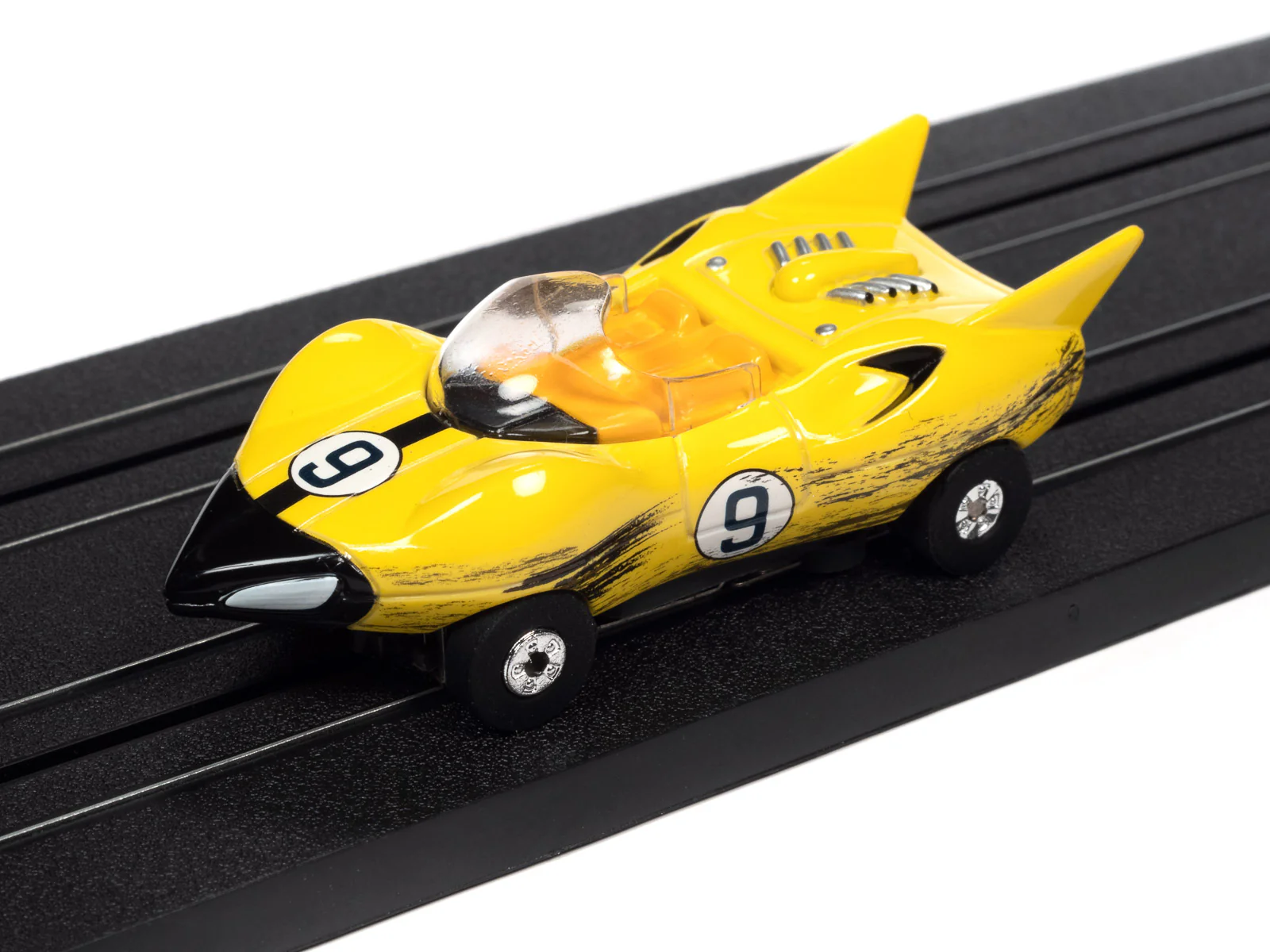 Auto World Thunderjet Speed Racer - Racer X Shooting Star (Race Worn) HO Scale Slot Car - Image 4