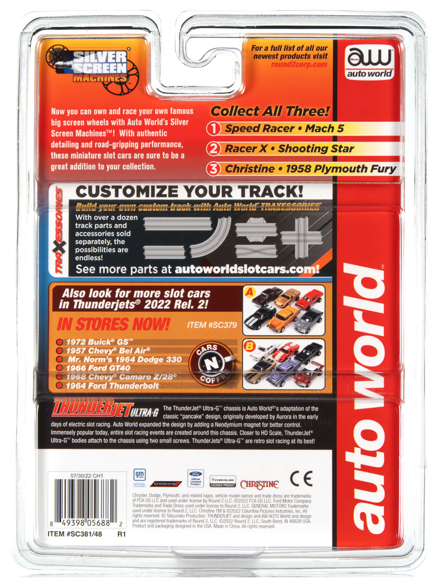 Auto World Thunderjet Speed Racer - Mach 5 (Race Worn) HO Scale Slot Car - Image 5