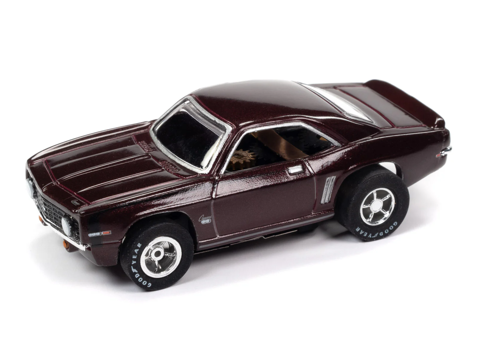 Auto World Xtraction 1969 Chevrolet Camaro (Garnet Red) HO Scale Slot Car - Image 2