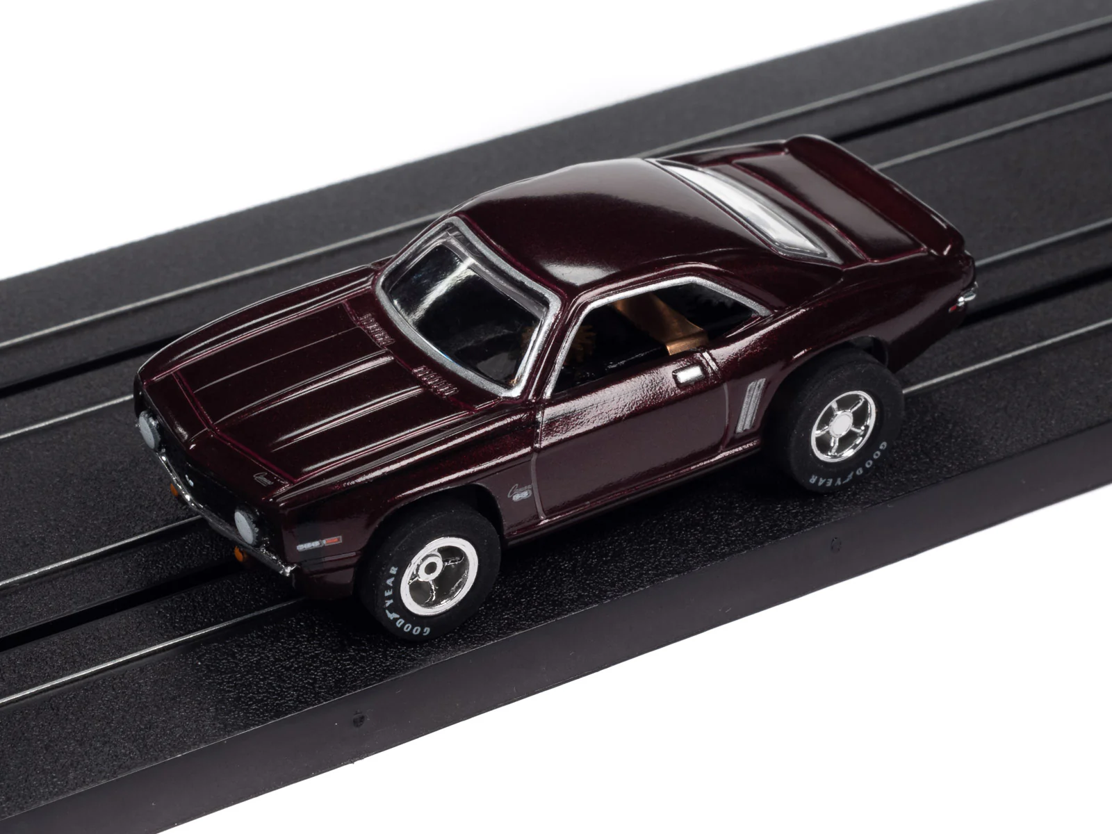 Auto World Xtraction 1969 Chevrolet Camaro (Garnet Red) HO Scale Slot Car - Image 4