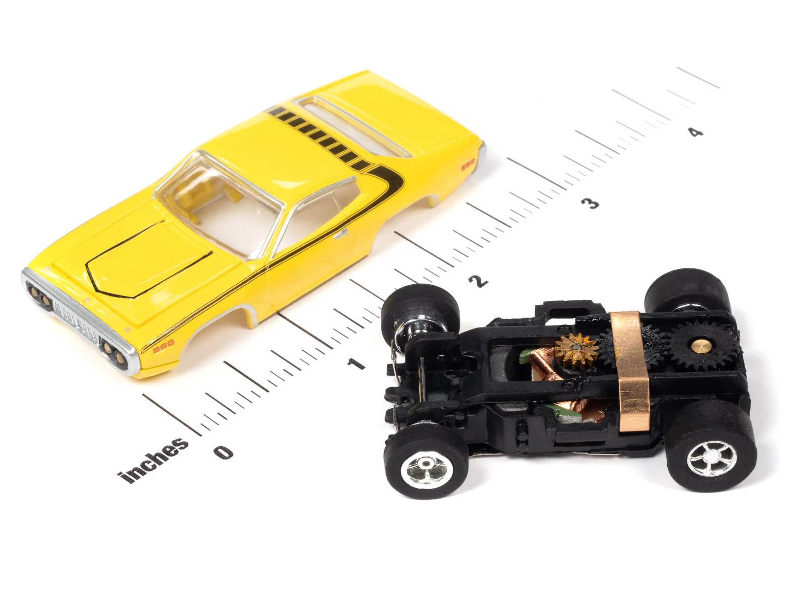 Auto World Xtraction 1971 Plymouth Satellite HO Scale Slot Car - Image 3