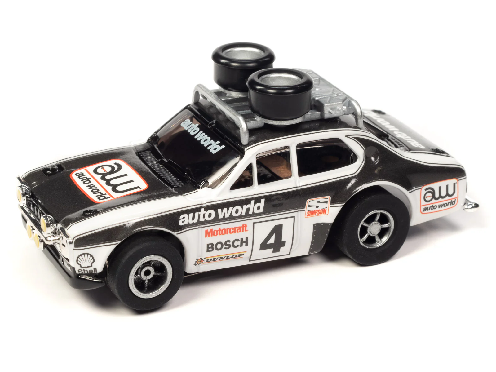 Auto World Xtraction 1975 Ford Escort MK1 HO Scale Slot Car - Image 2