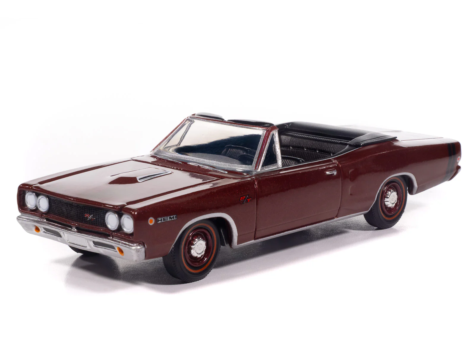 Auto World 1968 Dodge Coronet R/T Convertible (2025 MCACN Event Car) 1:64 Diecast - Image 6