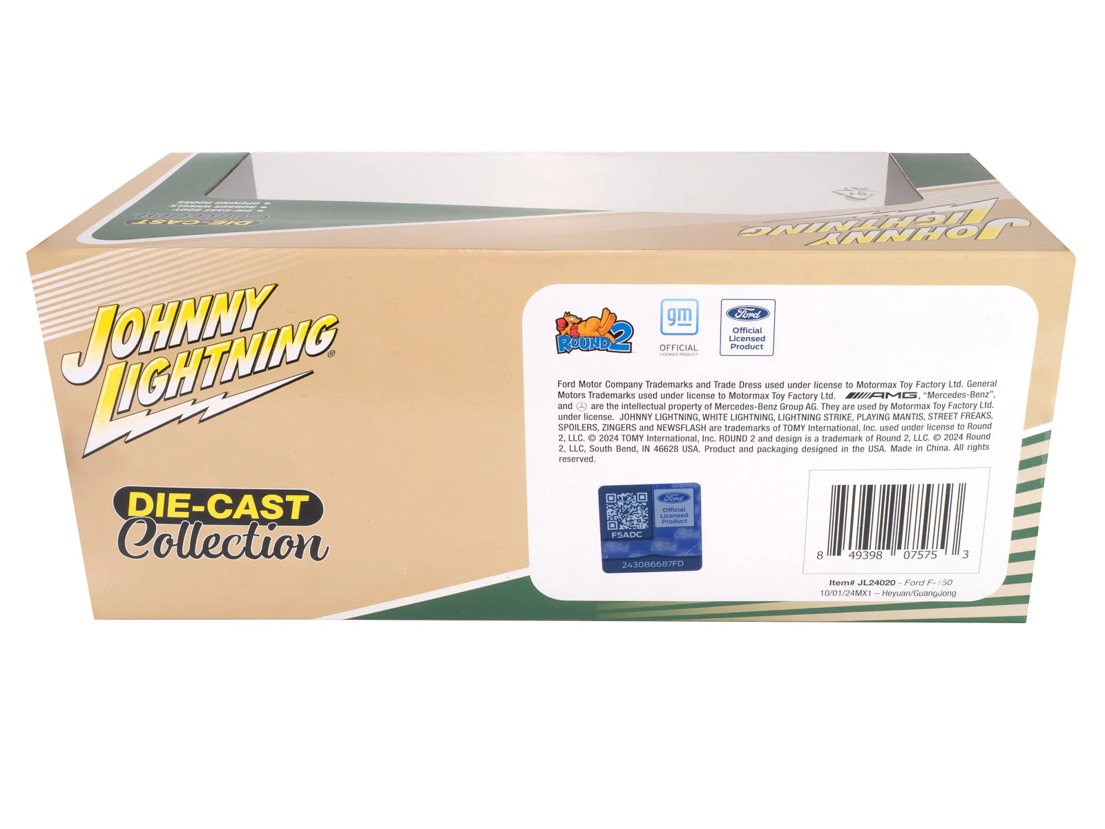 Johnny Lightning 1979 Ford F-150 Custom (Dark Blue Poly) 1:24 Diecast - Image 6