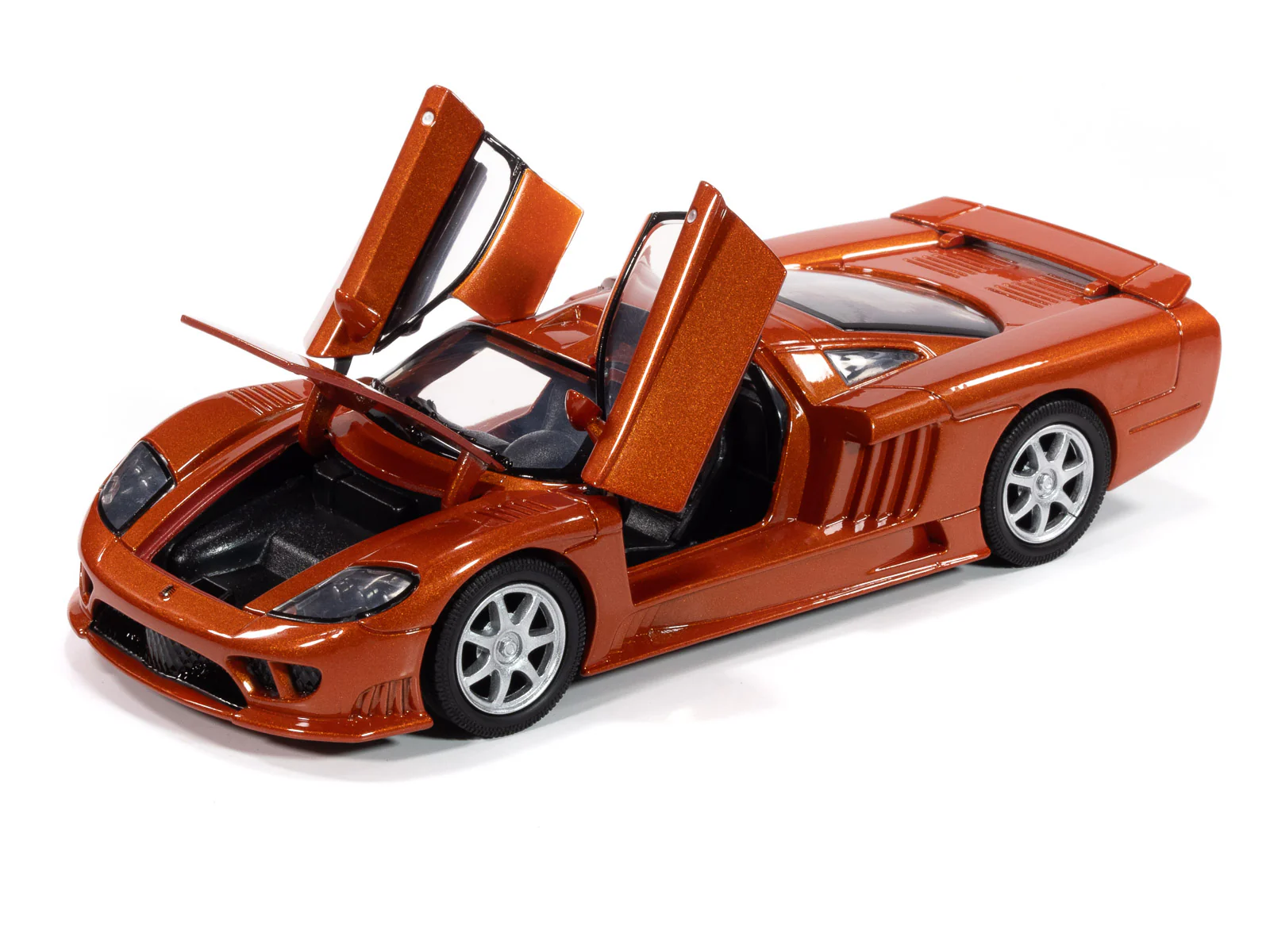 Johnny Lightning 2001 Saleen S7 Twin Turbo (Beryllium) 1:24 Diecast - Image 4