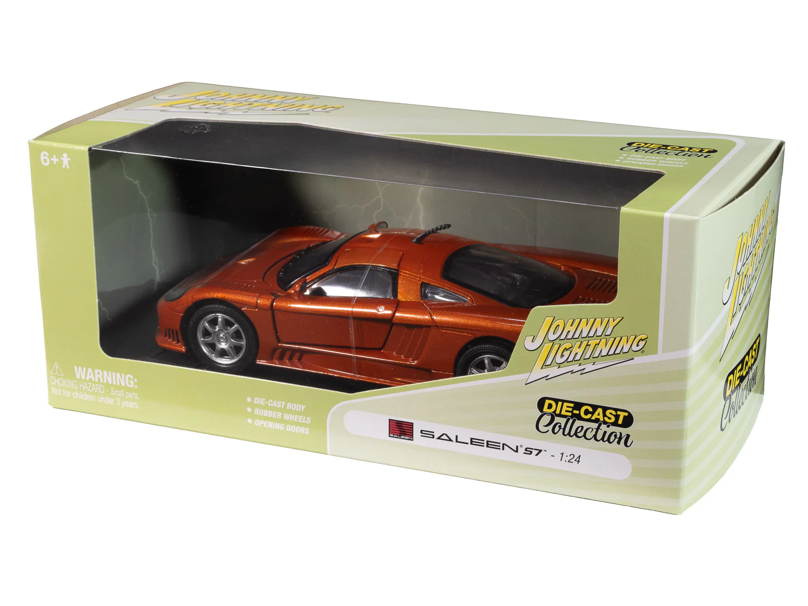 Johnny Lightning 2001 Saleen S7 Twin Turbo (Beryllium) 1:24 Diecast - Image 5