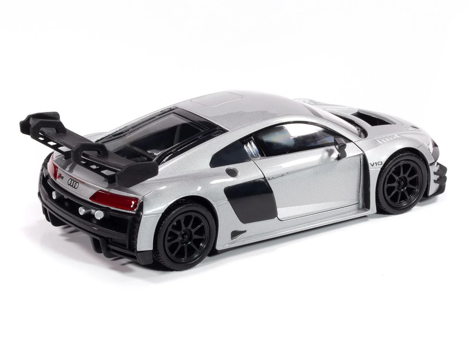 Johnny Lightning Audi R8 LMS GT3 (Silver) 1:24 Diecast - Image 3