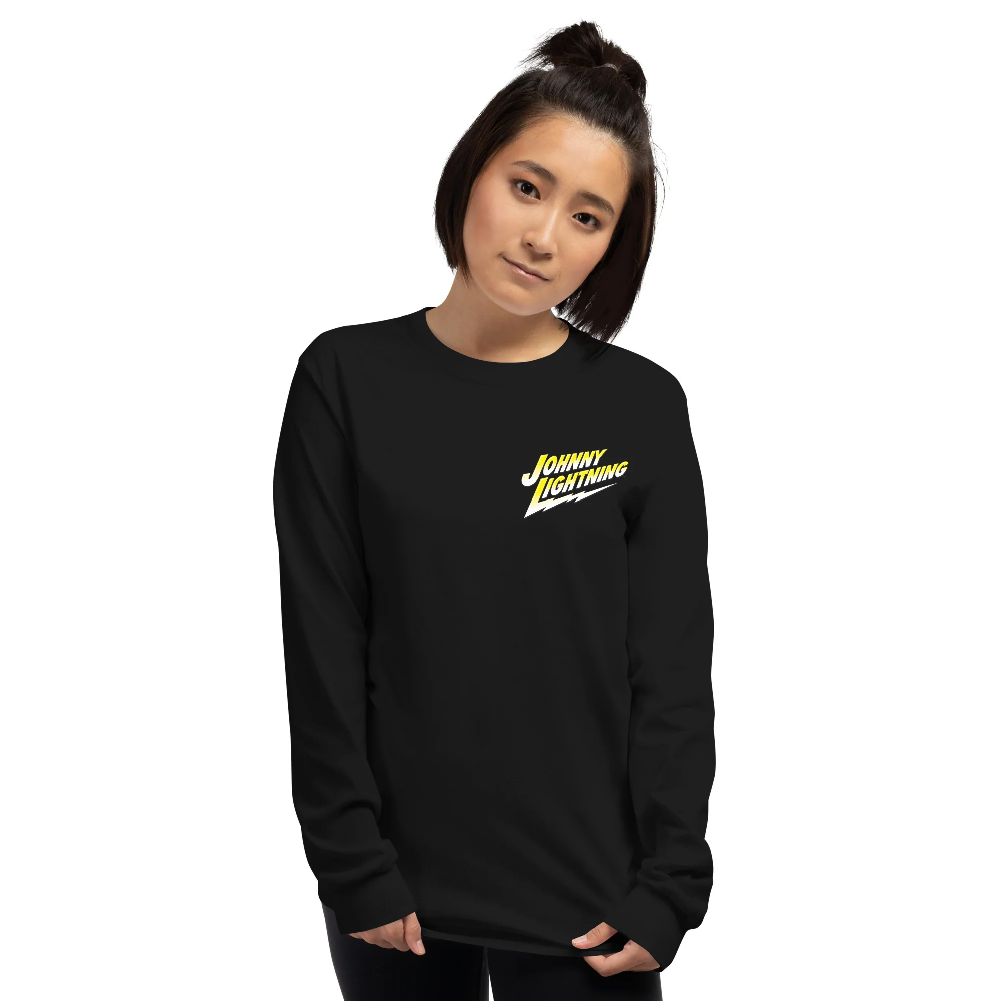 JOHNNY LIGHTNING LOGO PRINTED LONG-SLEEVED T-SHIRT (FRONT) - Image 4