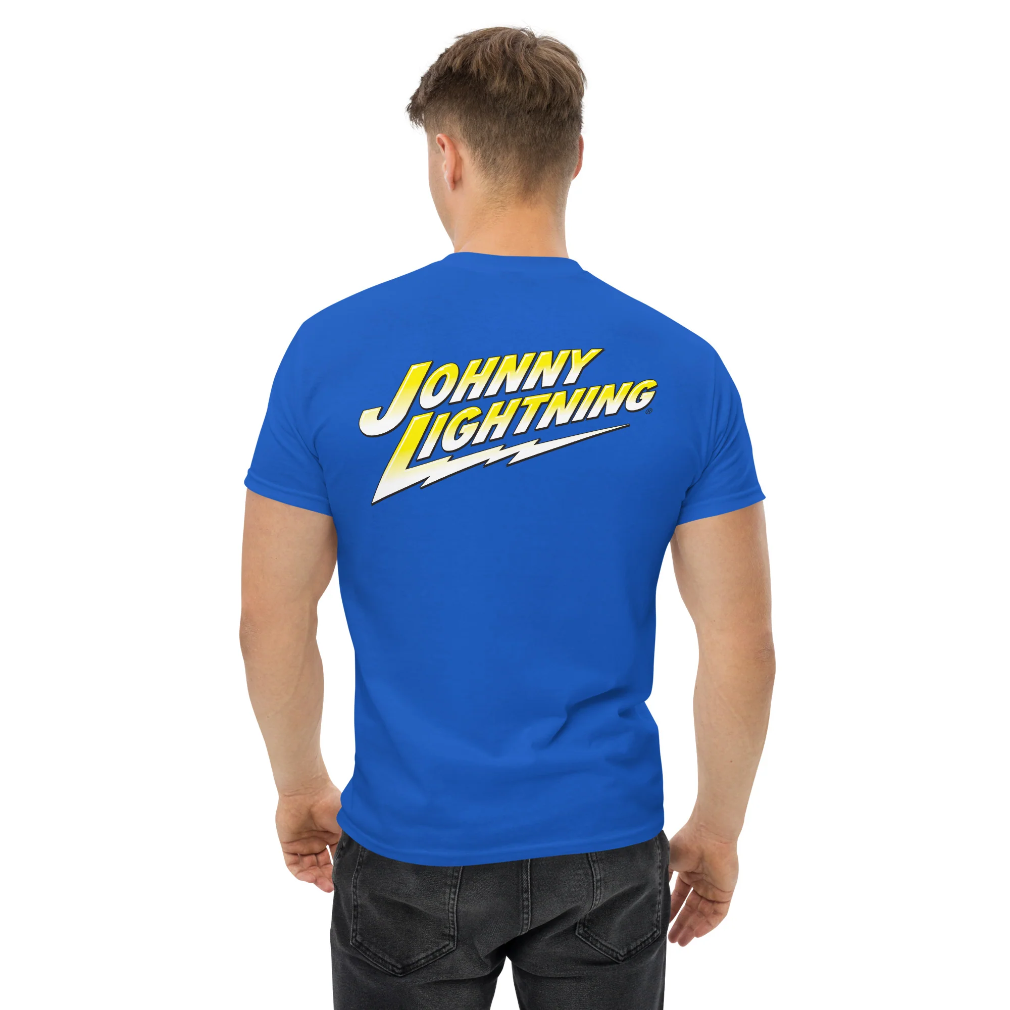 JOHNNY LIGHTNING LOGO PRINTED T-SHIRT (FRONT AND BACK) - Image 11