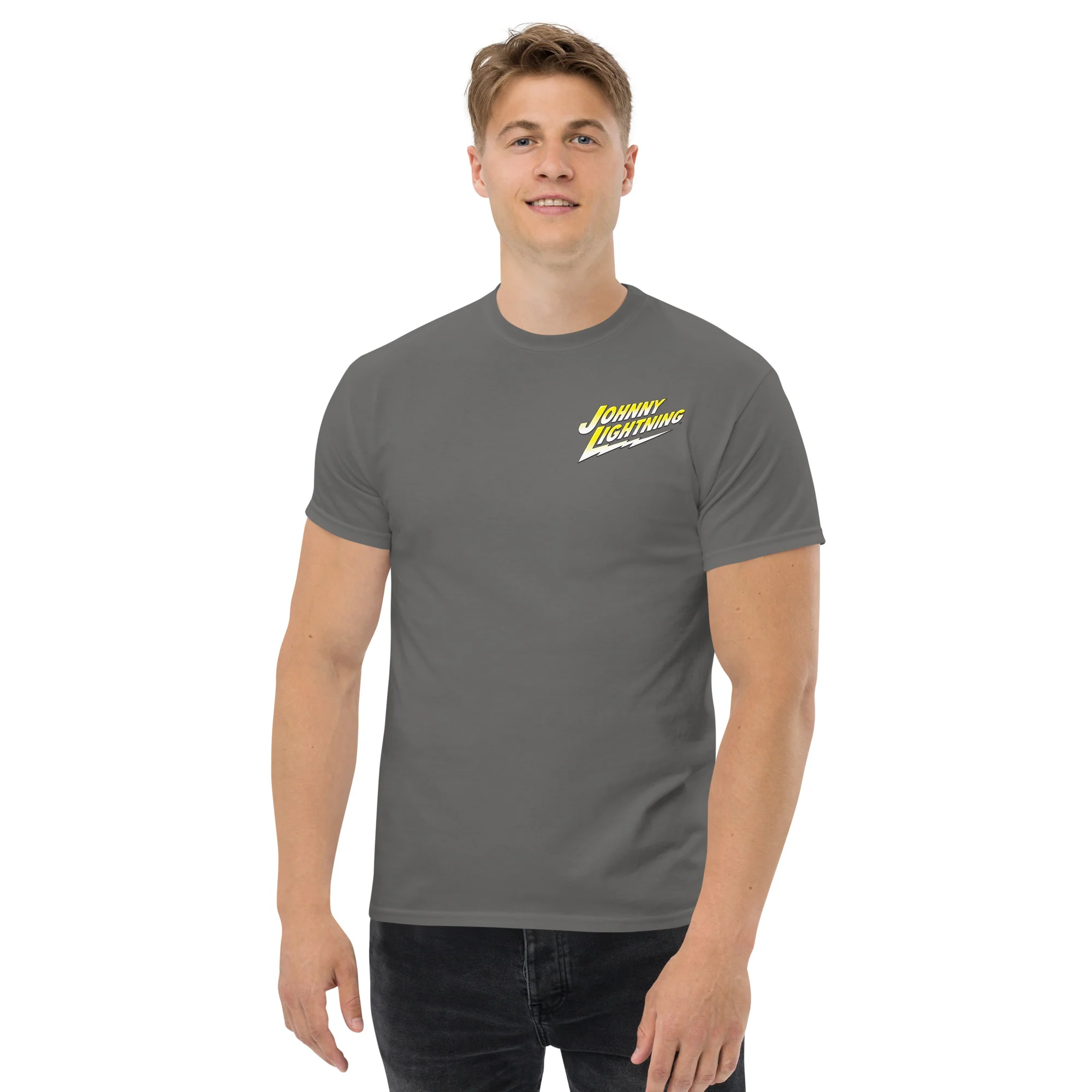 JOHNNY LIGHTNING LOGO PRINTED T-SHIRT (FRONT AND BACK) - Image 12
