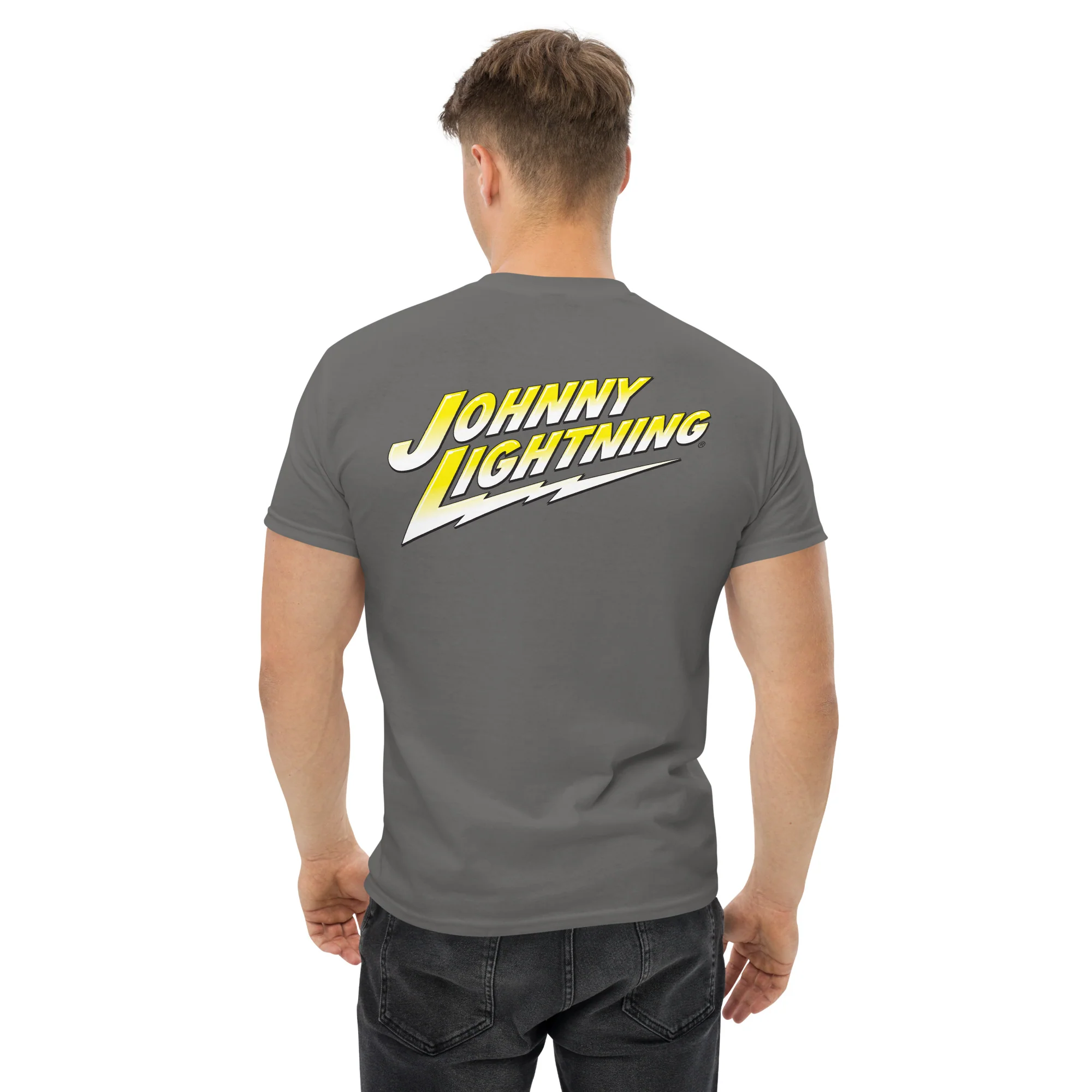 JOHNNY LIGHTNING LOGO PRINTED T-SHIRT (FRONT AND BACK) - Image 13