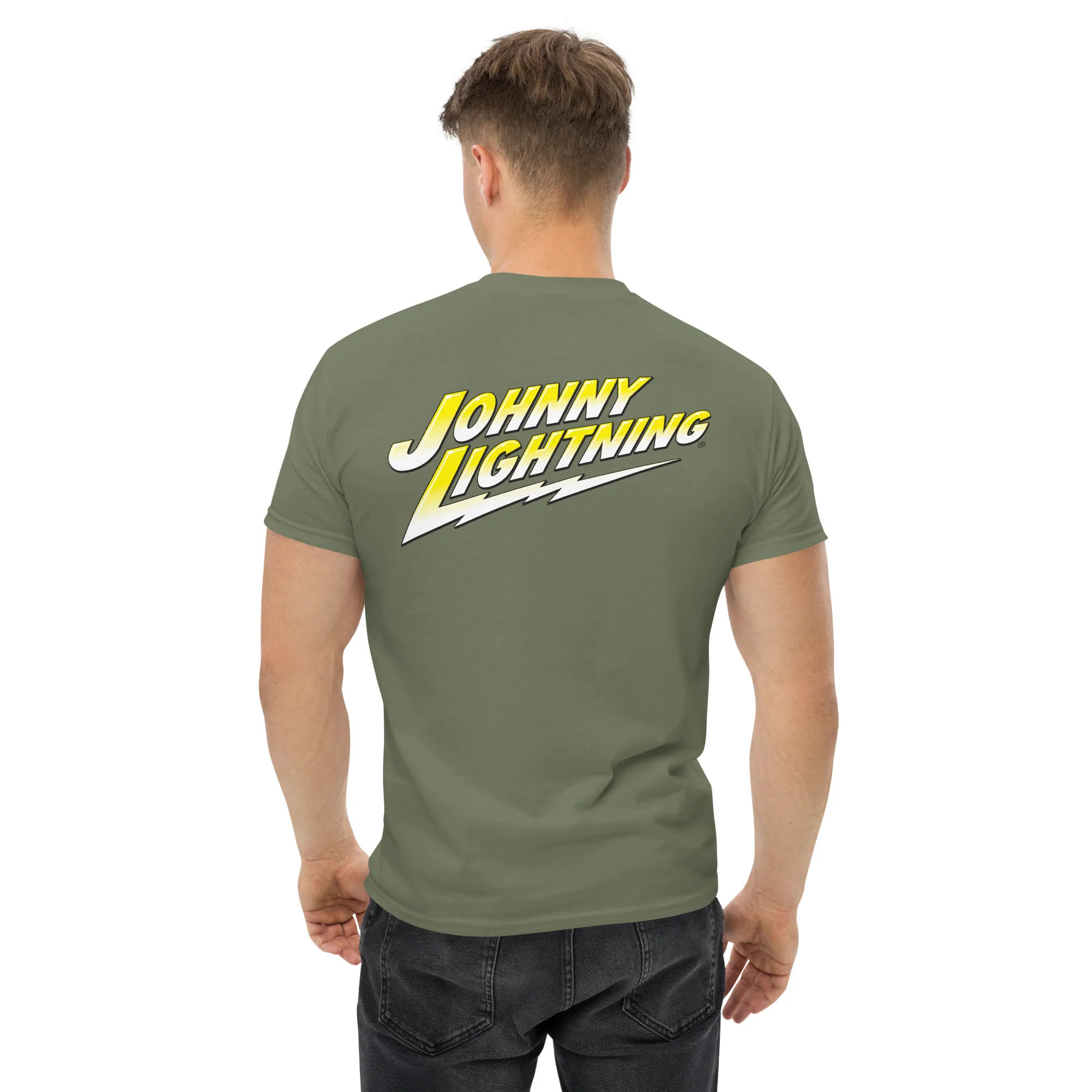 JOHNNY LIGHTNING LOGO PRINTED T-SHIRT (FRONT AND BACK) - Image 15