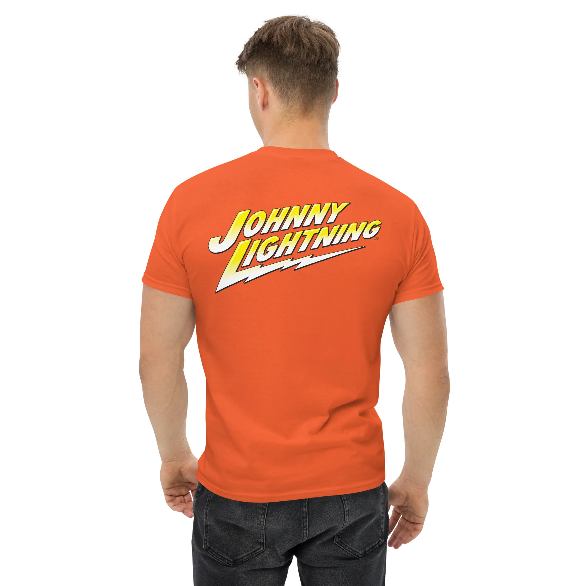 JOHNNY LIGHTNING LOGO PRINTED T-SHIRT (FRONT AND BACK) - Image 17