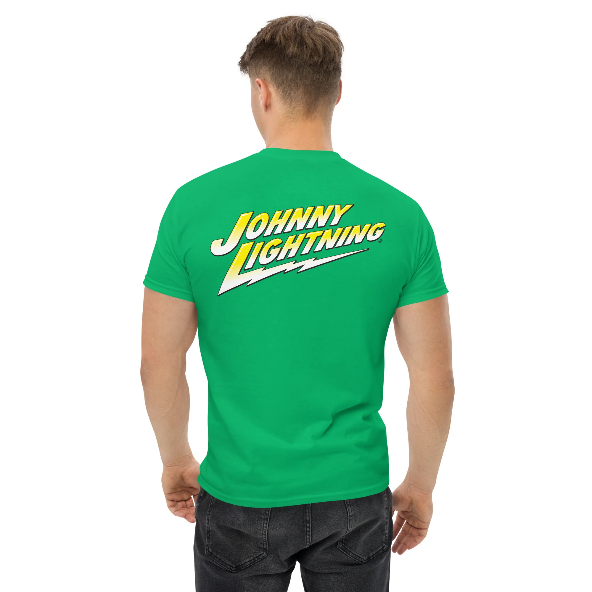JOHNNY LIGHTNING LOGO PRINTED T-SHIRT (FRONT AND BACK) - Image 19