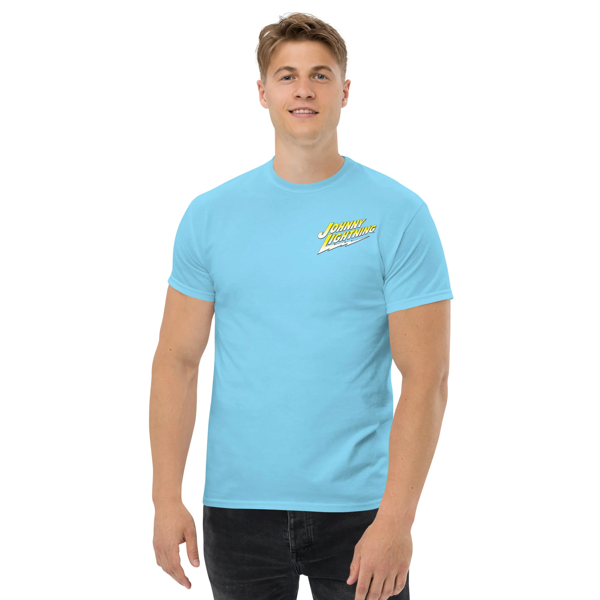 JOHNNY LIGHTNING LOGO PRINTED T-SHIRT (FRONT AND BACK) - Image 22