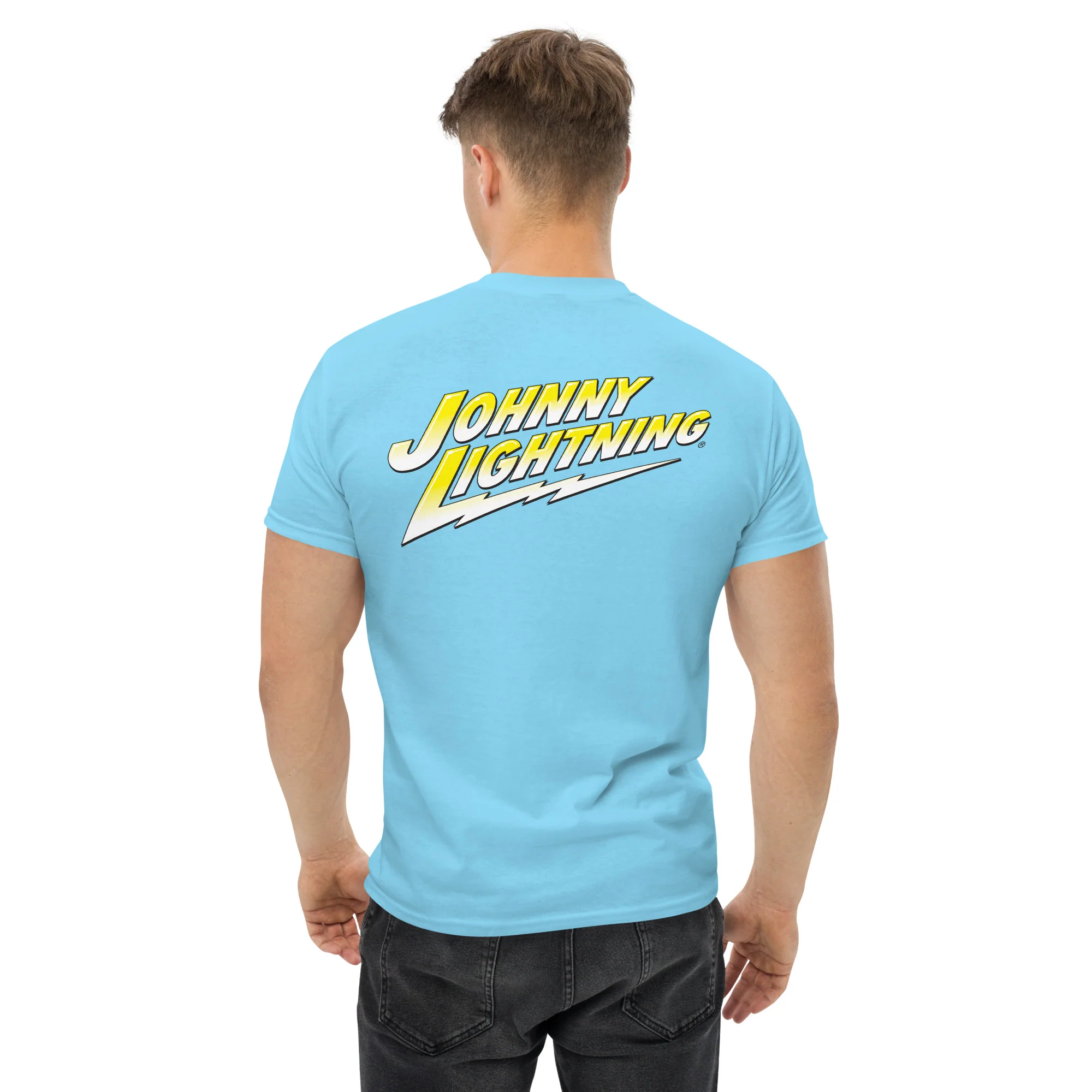 JOHNNY LIGHTNING LOGO PRINTED T-SHIRT (FRONT AND BACK) - Image 23