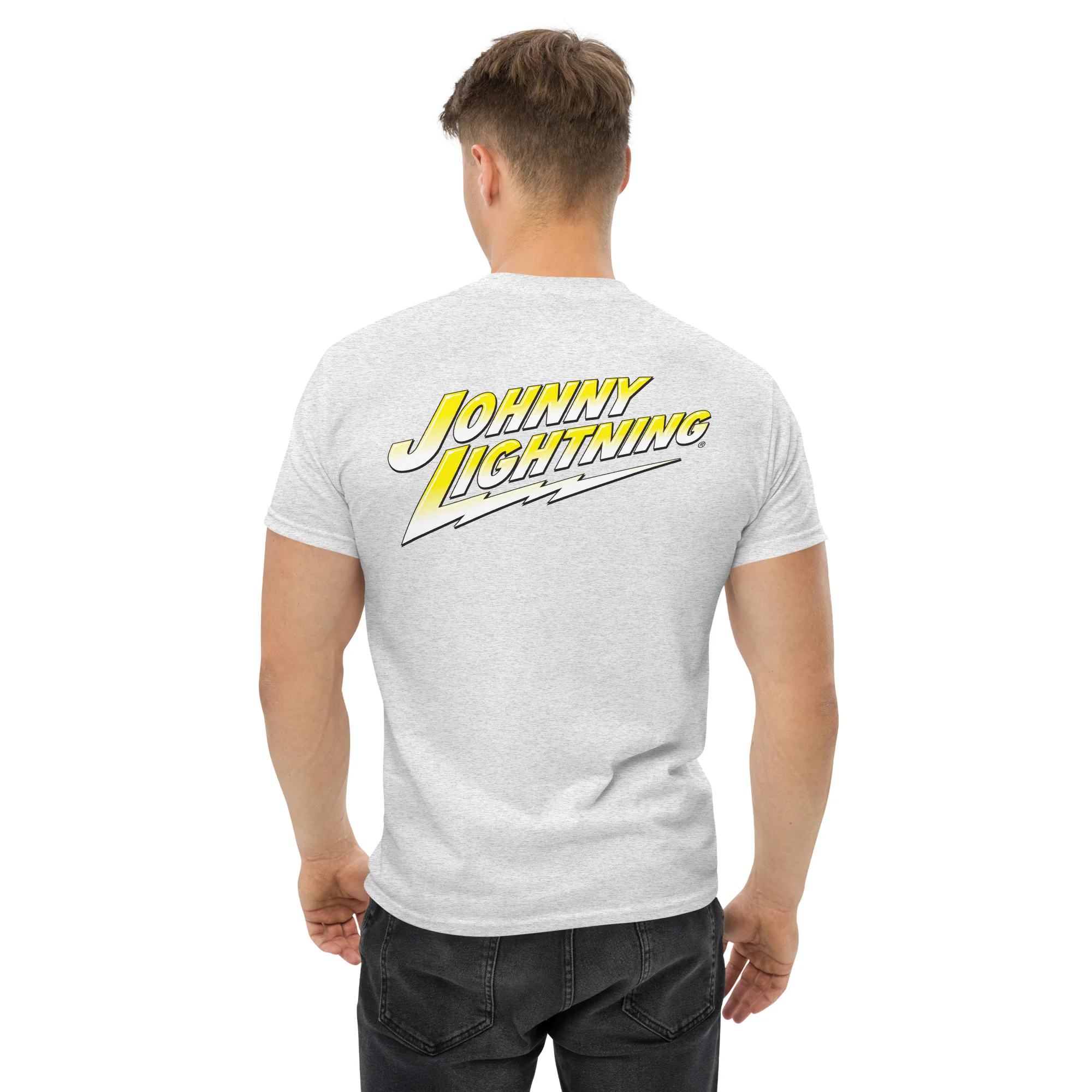 JOHNNY LIGHTNING LOGO PRINTED T-SHIRT (FRONT AND BACK) - Image 25