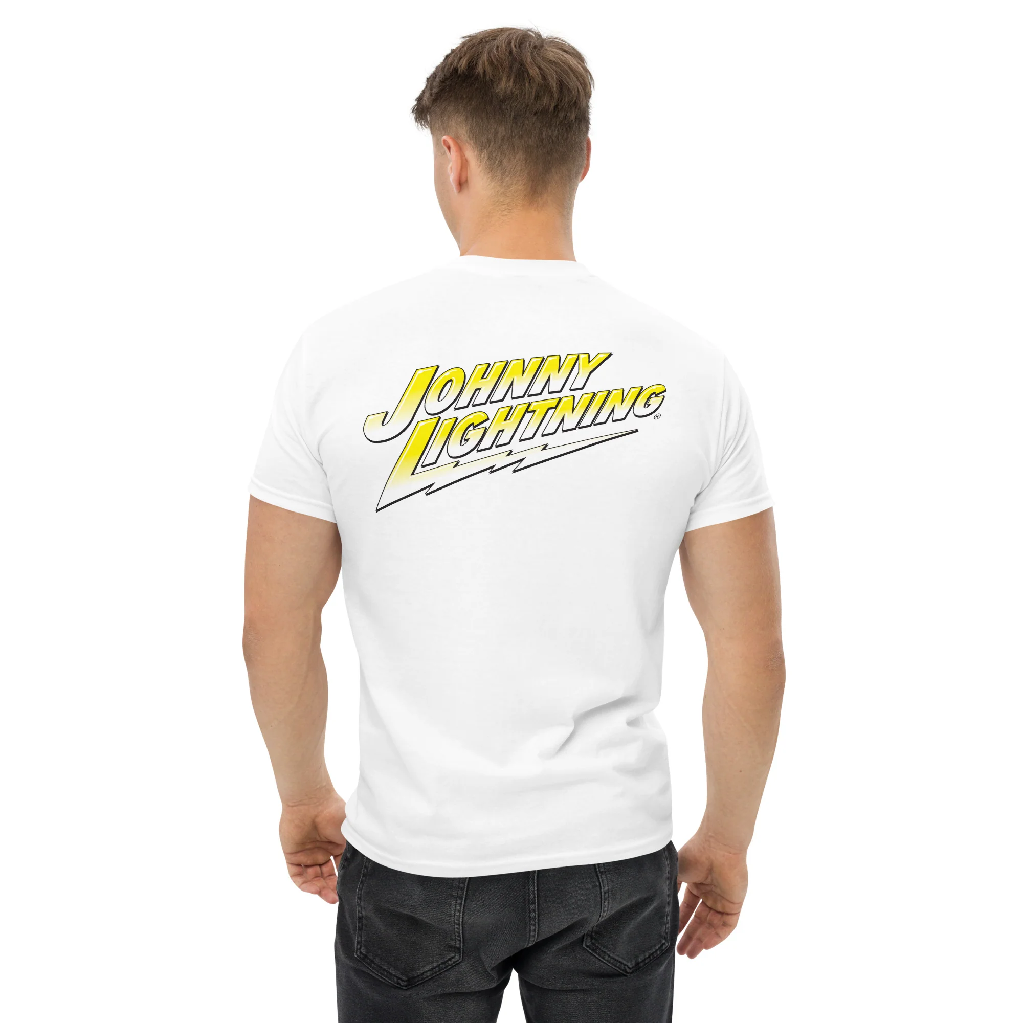 JOHNNY LIGHTNING LOGO PRINTED T-SHIRT (FRONT AND BACK) - Image 26