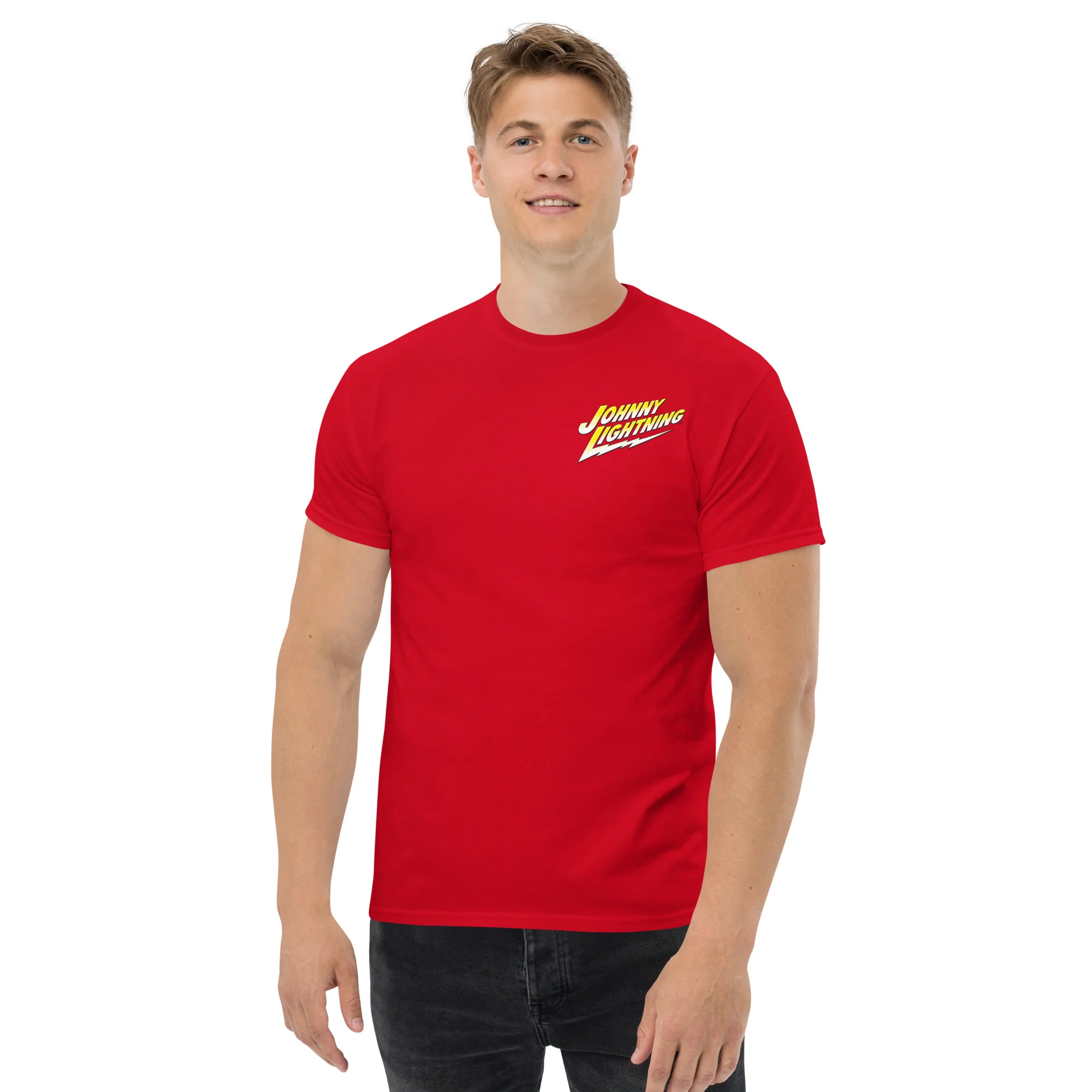 JOHNNY LIGHTNING LOGO PRINTED T-SHIRT (FRONT AND BACK) - Image 8