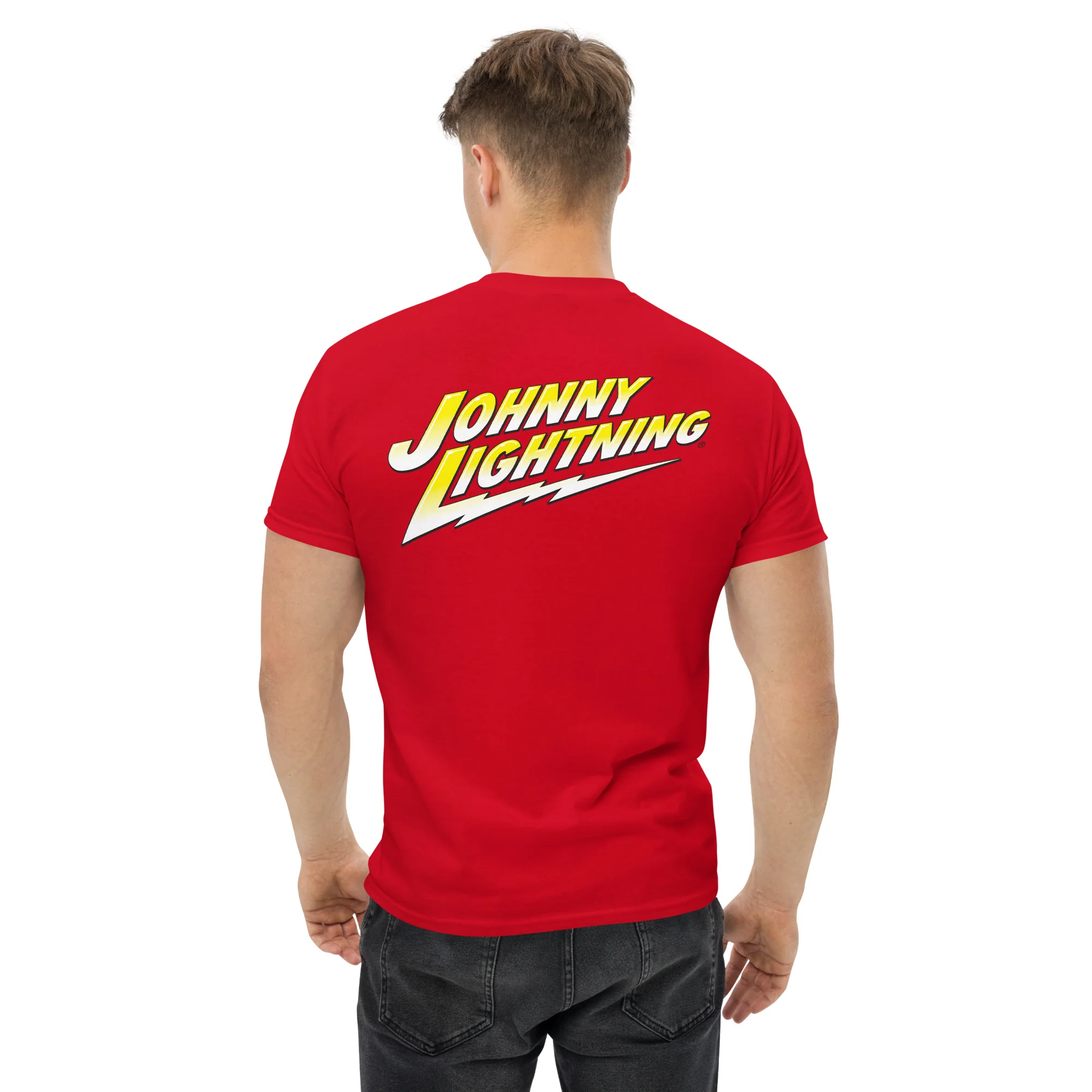 JOHNNY LIGHTNING LOGO PRINTED T-SHIRT (FRONT AND BACK) - Image 9