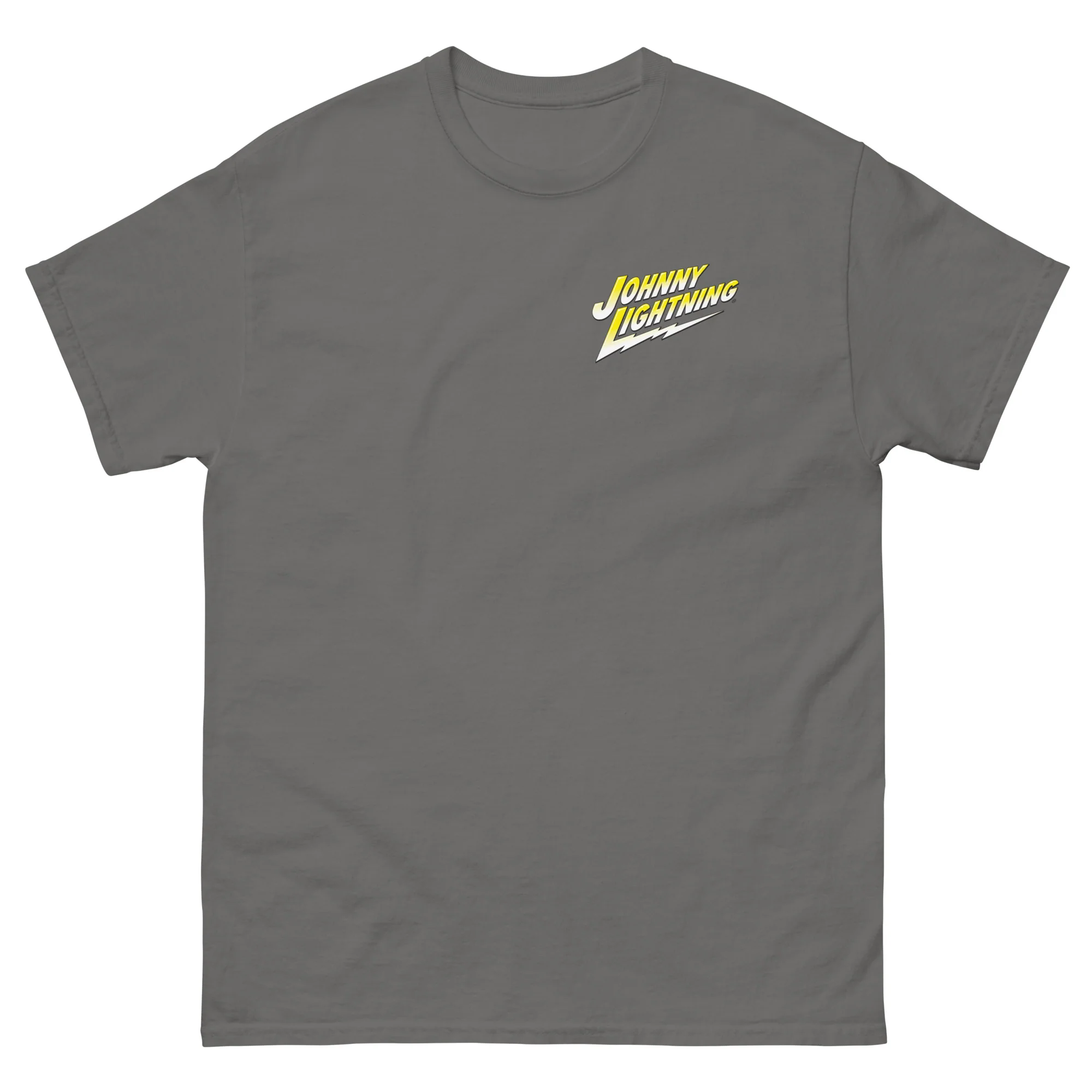 JOHNNY LIGHTNING "SPEED SHOP" LOGO PRINTED T-SHIRT (FRONT AND BACK) - Image 10