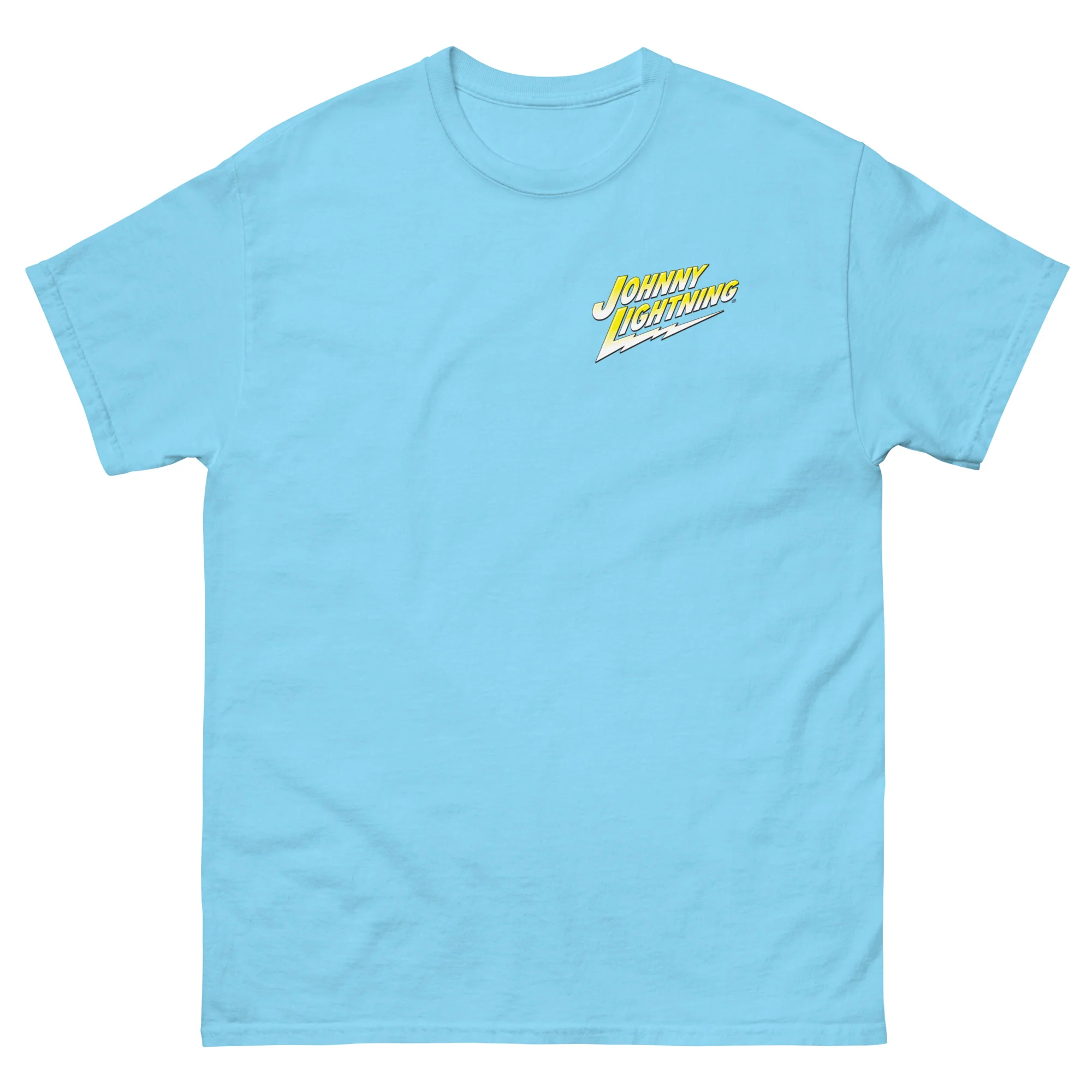 JOHNNY LIGHTNING "SPEED SHOP" LOGO PRINTED T-SHIRT (FRONT AND BACK) - Image 22