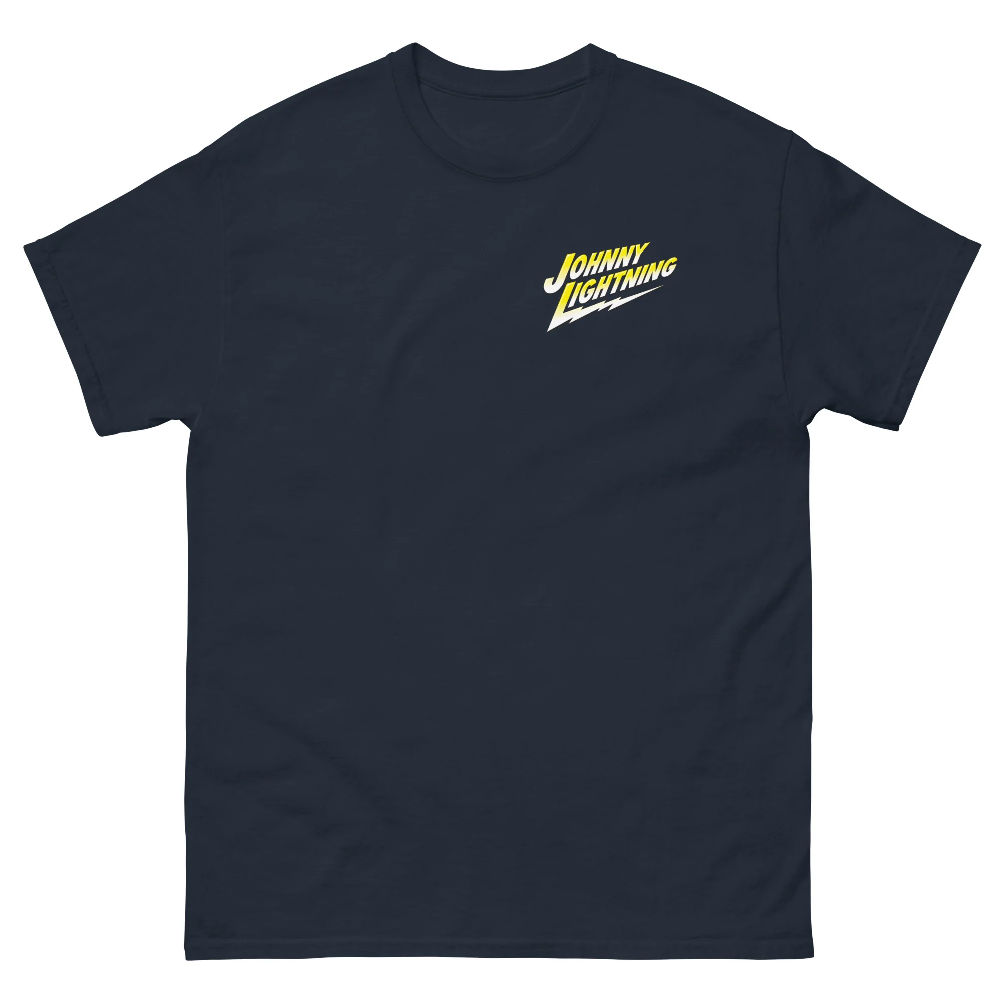 JOHNNY LIGHTNING "SPEED SHOP" LOGO PRINTED T-SHIRT (FRONT AND BACK) - Image 4