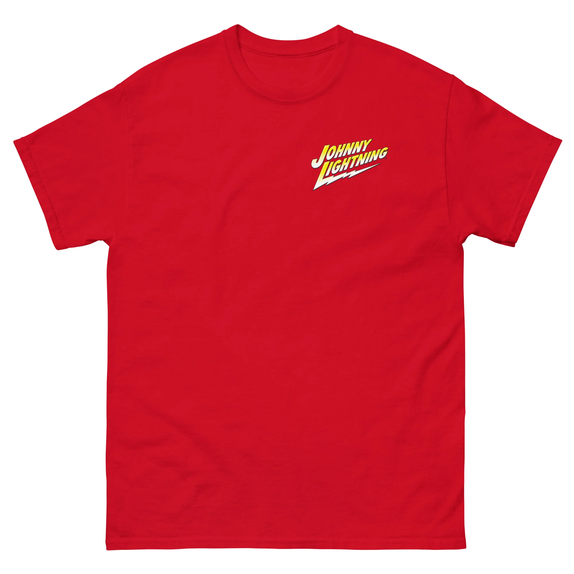 JOHNNY LIGHTNING "SPEED SHOP" LOGO PRINTED T-SHIRT (FRONT AND BACK) - Image 6