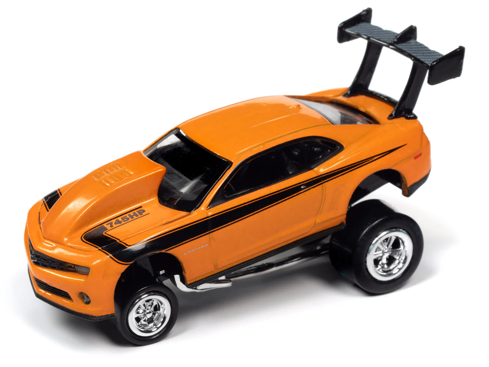 Johnny Lightning Street Freaks 2011 Chevrolet Camaro (Zingers) (Sunset Metallic Orange) 1:64 Scale Diecast - Image 2