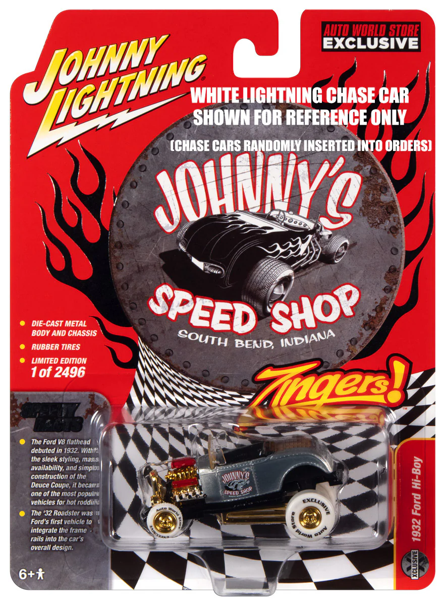 Johnny Lightning Street Freaks Zinger 1932 Ford Hi Boy (Auto World Store Exclusive) 1:64 Diecast - Image 10