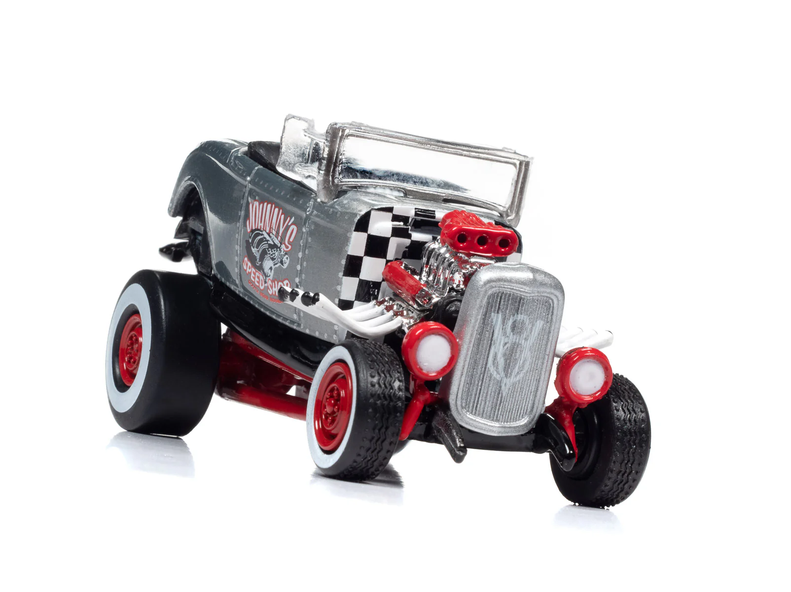 Johnny Lightning Street Freaks Zinger 1932 Ford Hi Boy (Auto World Store Exclusive) 1:64 Diecast - Image 4