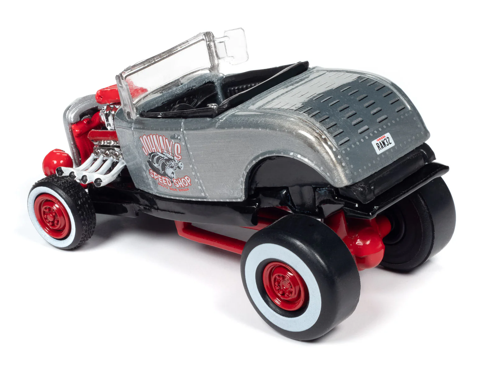 Johnny Lightning Street Freaks Zinger 1932 Ford Hi Boy (Auto World Store Exclusive) 1:64 Diecast - Image 6