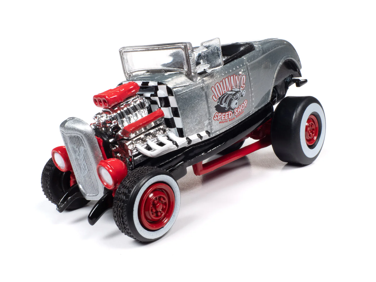 Johnny Lightning Street Freaks Zinger 1932 Ford Hi Boy (Auto World Store Exclusive) 1:64 Diecast - Image 7