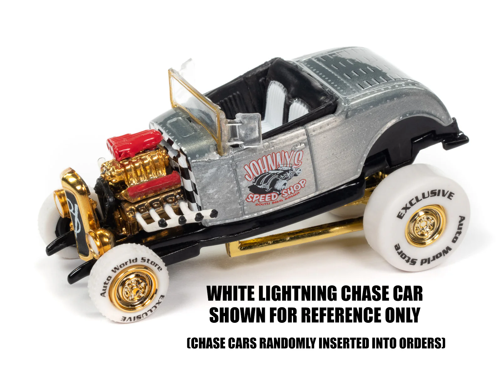 Johnny Lightning Street Freaks Zinger 1932 Ford Hi Boy (Auto World Store Exclusive) 1:64 Diecast - Image 9