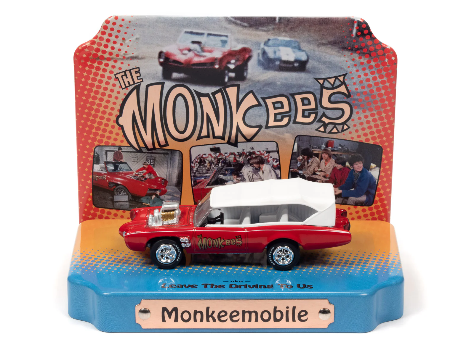 Johnny Lightning The Monkees Monkeemobile w/Tin display 1:64 Scale Diecast - Image 2