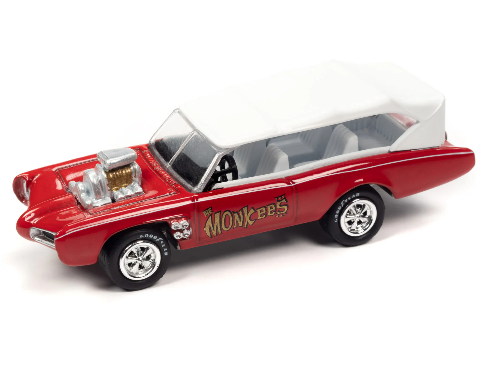 Johnny Lightning The Monkees Monkeemobile w/Tin display 1:64 Scale Diecast - Image 3