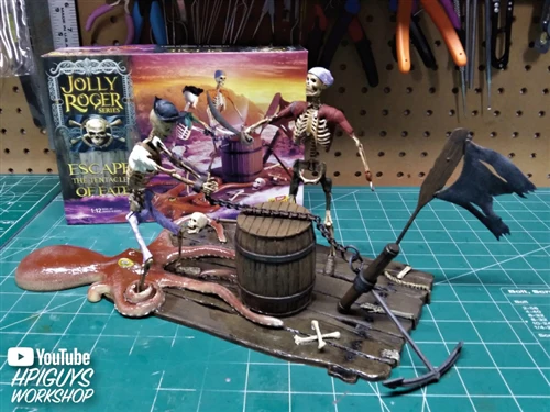 Lindberg Jolly Roger Series: Escape the Tentacles of Fate 1:12 Scale Model Kit - Image 5