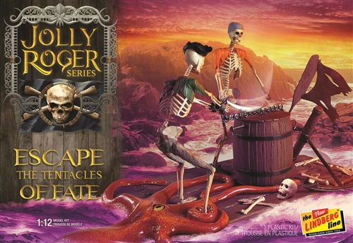 Lindberg Jolly Roger Series: Escape the Tentacles of Fate 1:12 Scale Model Kit - Image 6