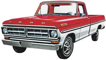 Moebius 1971 Ford Ranger XLT Pickup 1:25 Scale Model Kit - Image 2