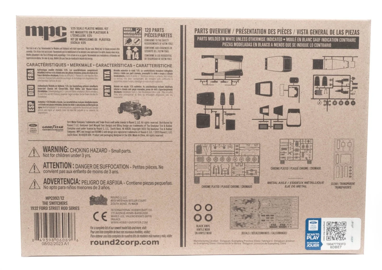 MPC 1932 Ford Switchers Roadster/Coupe 1:25 Scale Model Kit - Image 4