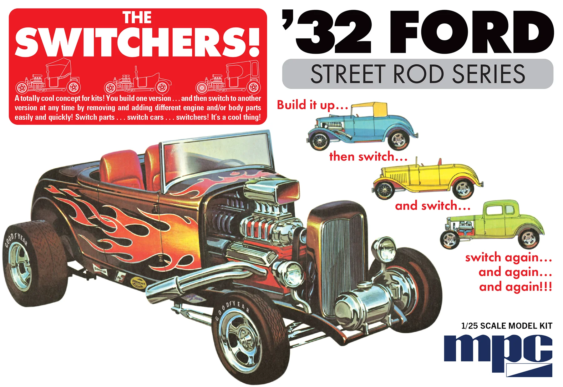 MPC 1932 Ford Switchers Roadster/Coupe 1:25 Scale Model Kit - Image 7