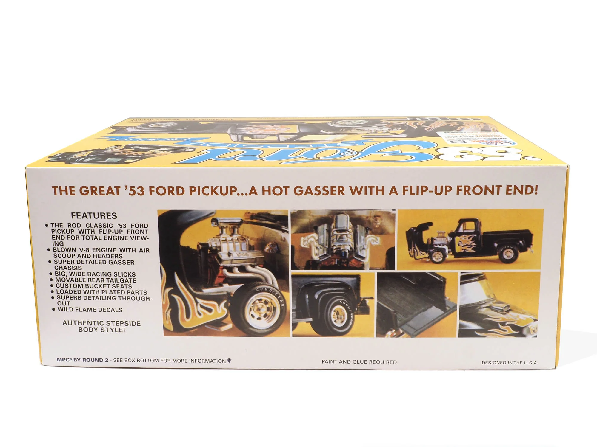MPC 1953 Ford Pickup Flip-Nose 1:25 Scale Model Kit - Image 3