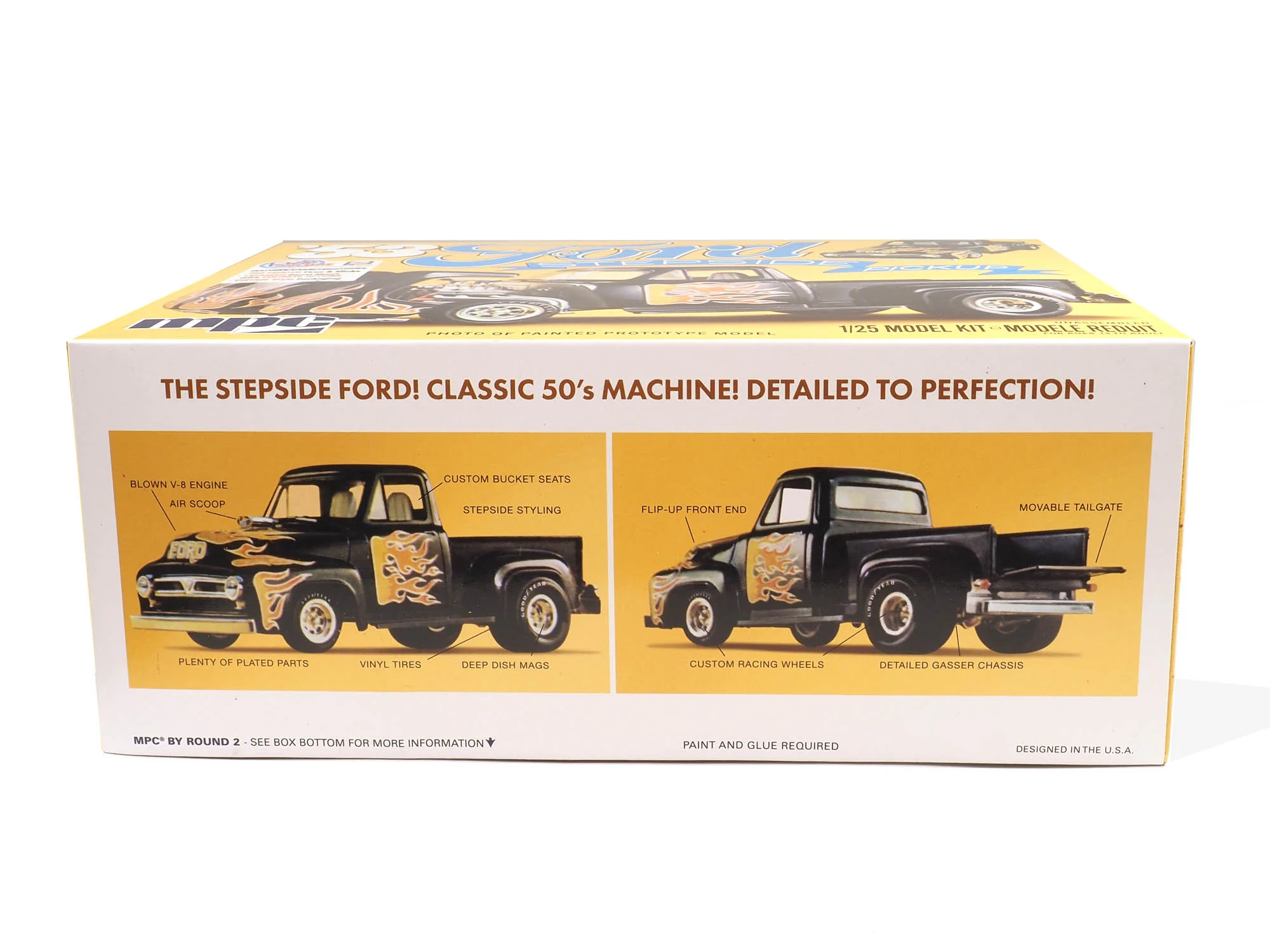 MPC 1953 Ford Pickup Flip-Nose 1:25 Scale Model Kit - Image 4