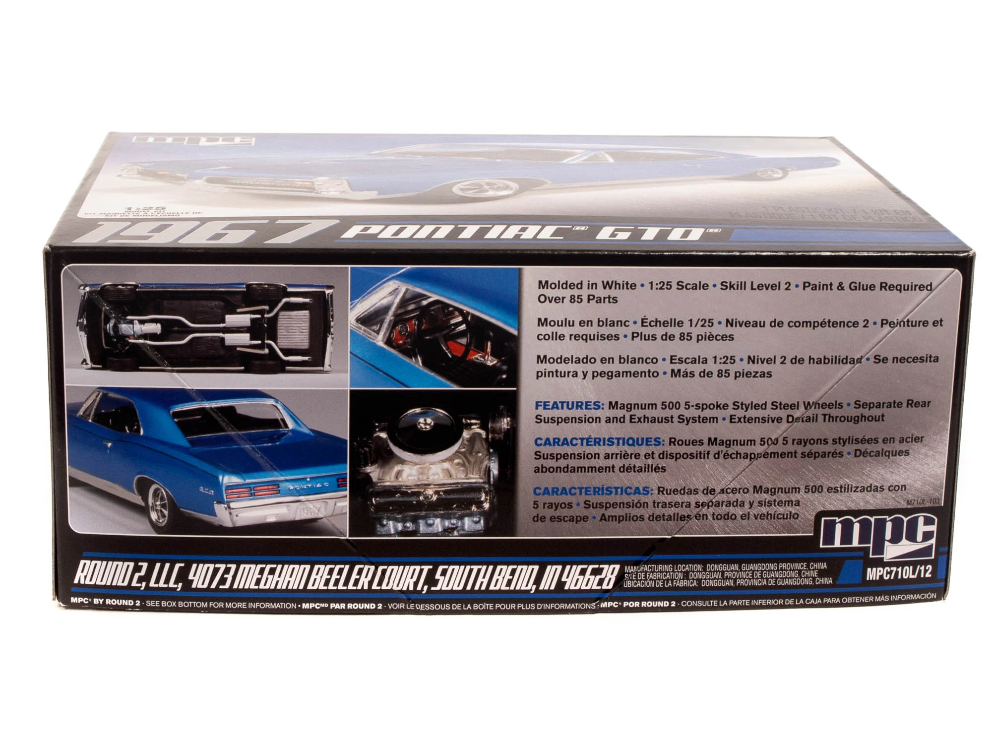MPC 1967 Pontiac GTO 1:25 Scale Model Kit - Image 3
