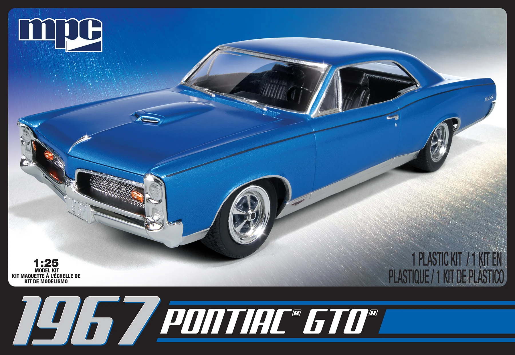 MPC 1967 Pontiac GTO 1:25 Scale Model Kit - Image 7