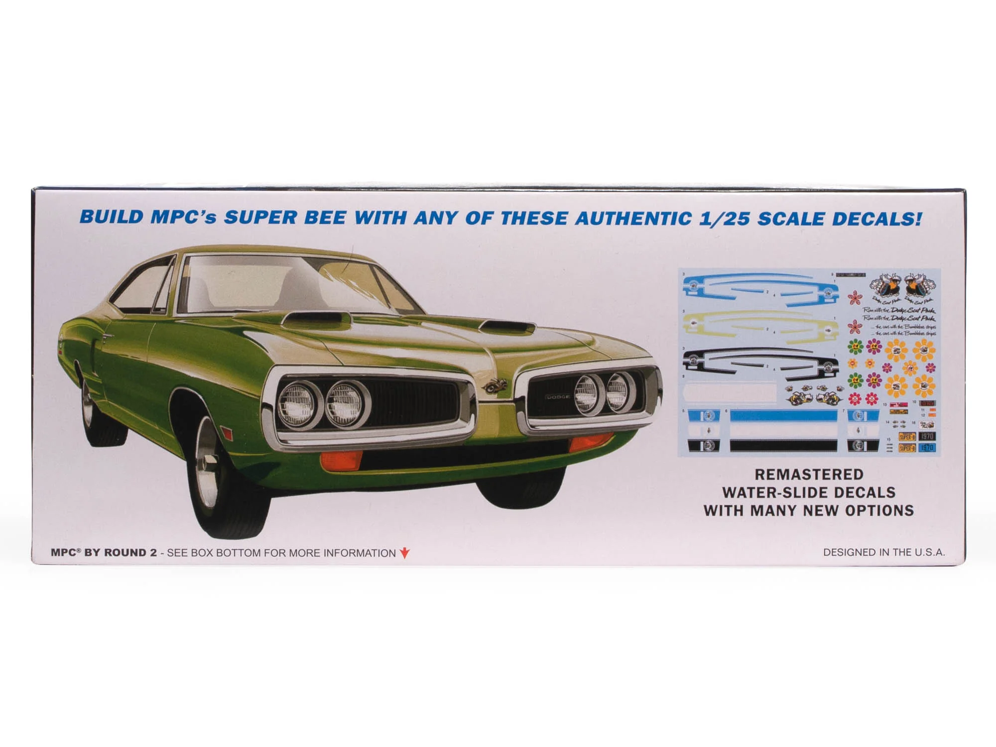 MPC 1970 Dodge Coronet Super Bee 1:25 Scale Model Kit - Image 3