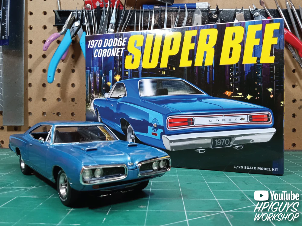 MPC 1970 Dodge Coronet Super Bee 1:25 Scale Model Kit - Image 6