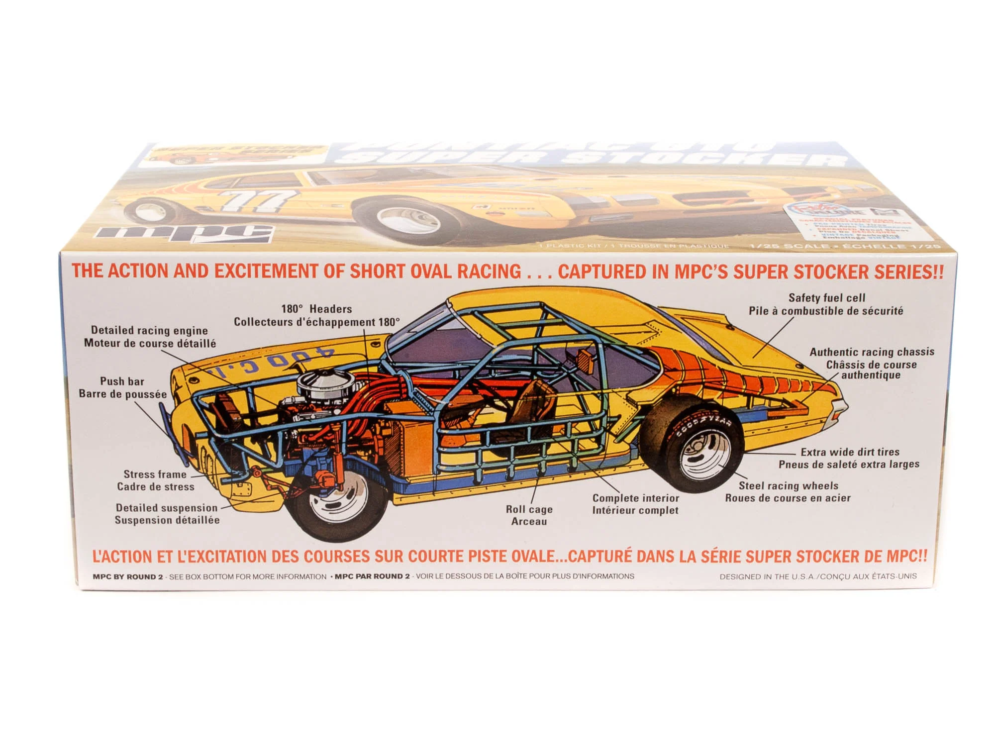 MPC 1970 Pontiac GTO Super Stocker 1:25 Scale Model Kit - Image 3