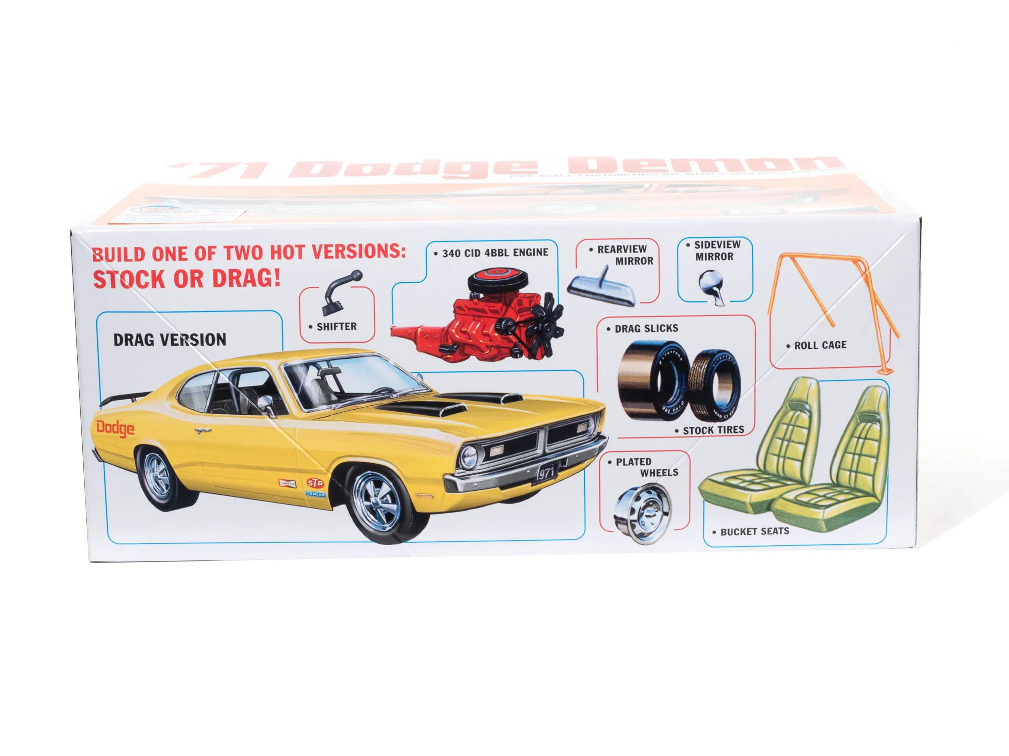 MPC 1971 Dodge Demon 1:25 Scale Model Kit - Image 2