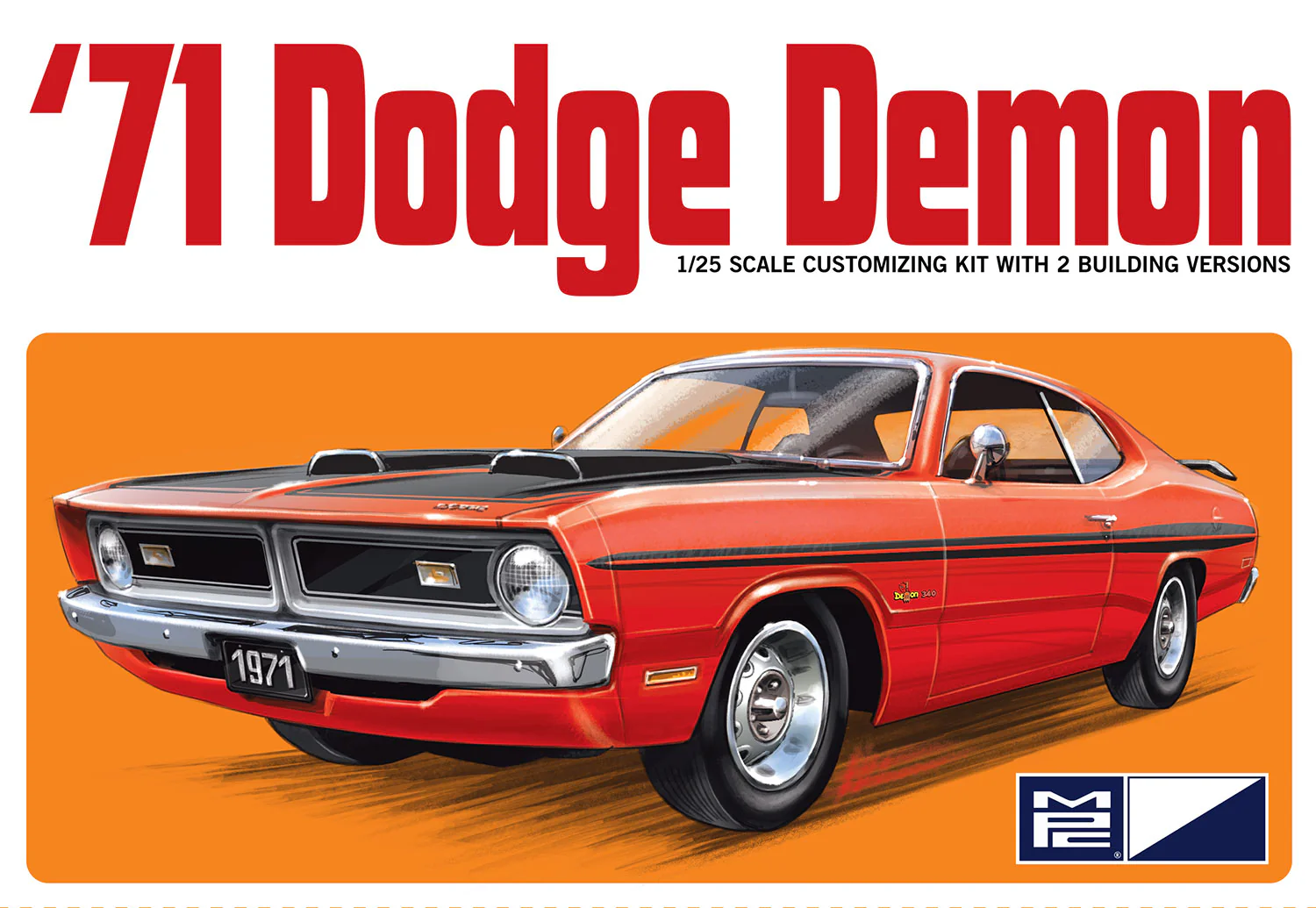 MPC 1971 Dodge Demon 1:25 Scale Model Kit - Image 7
